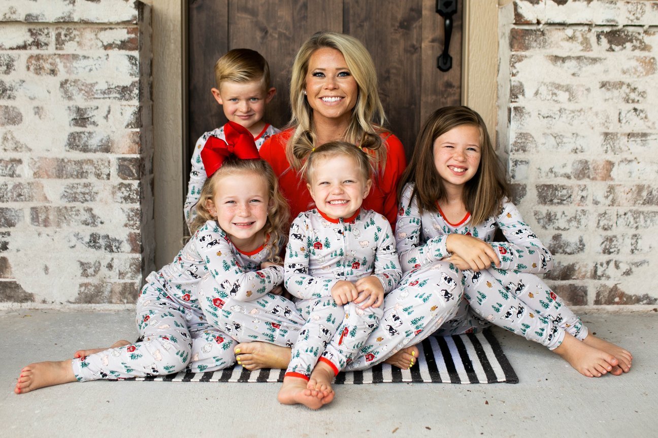 Christmas Family Matching Pajamas Set Mother Father Kids Stop