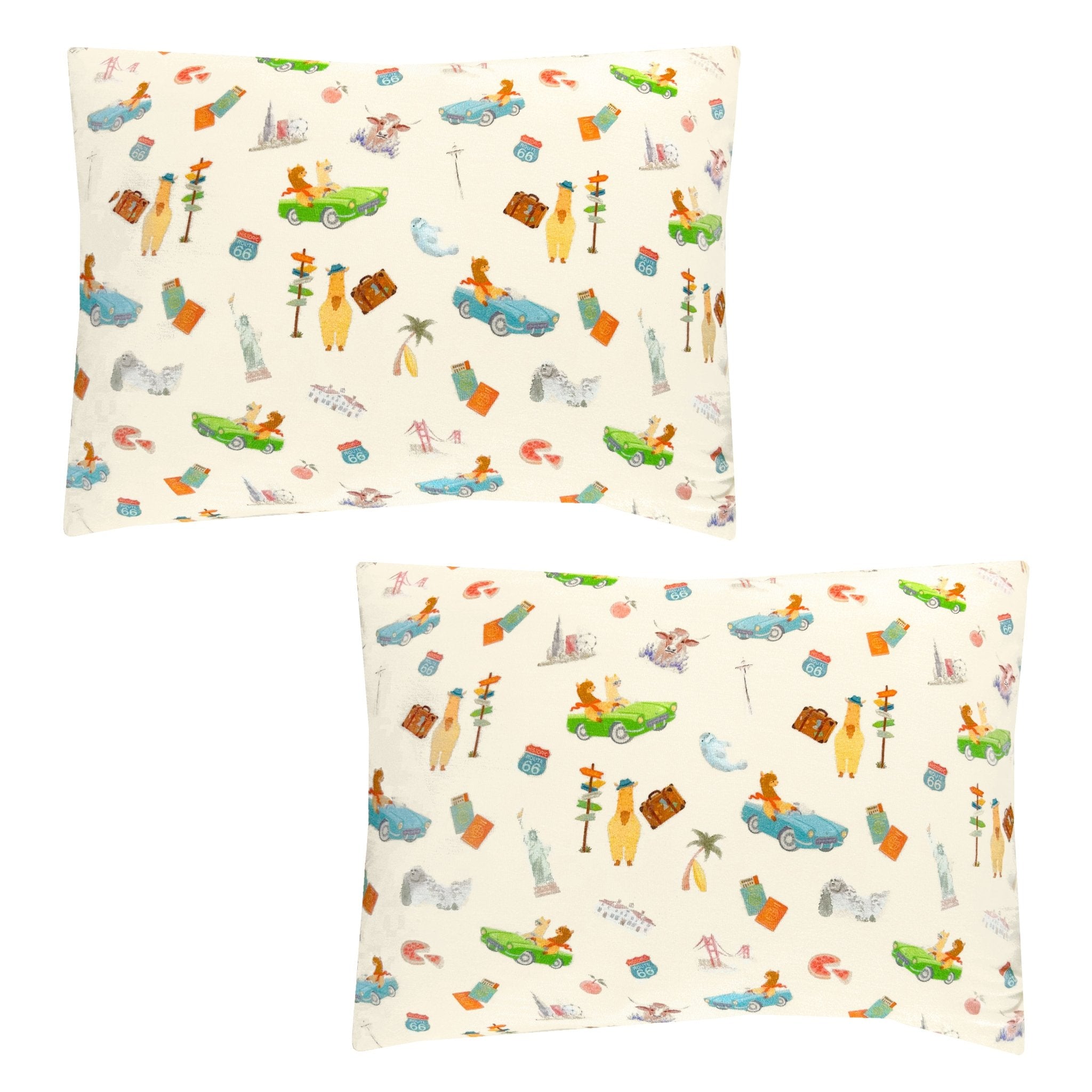 Alpaca Road Trip 2-Pack Pillow Case