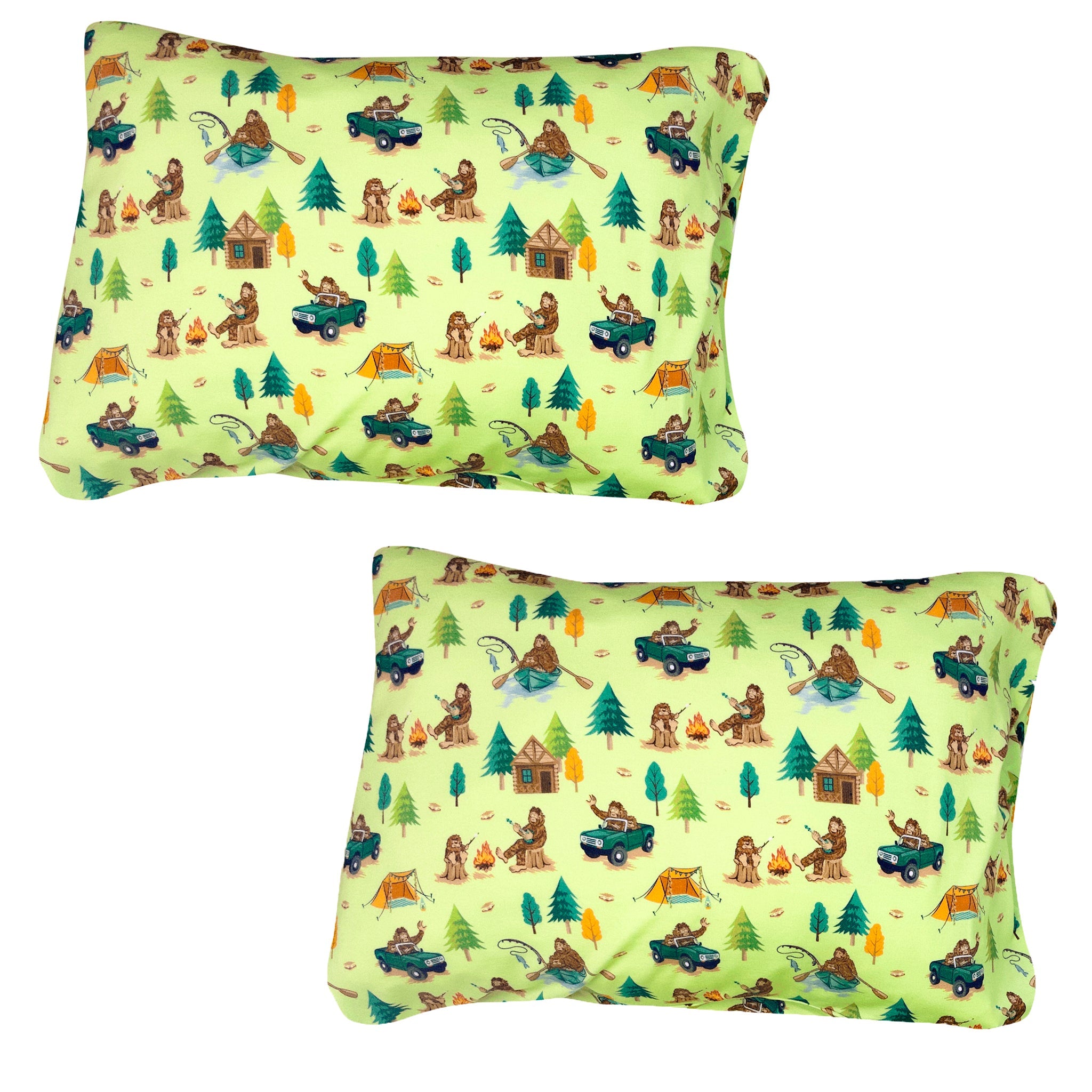 Bigfoot Camping Expedition The Softest Pillow Case Free Birdees