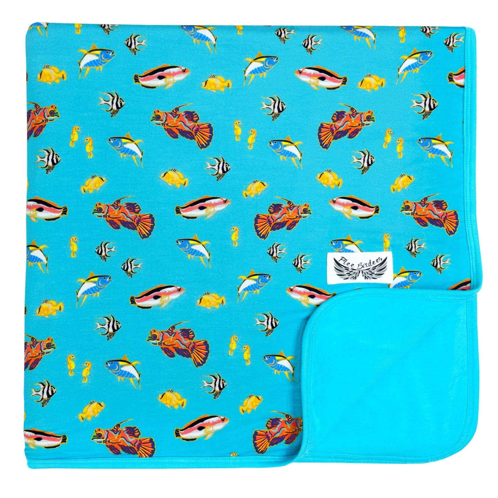 Calypso Fish Toddler Blanket