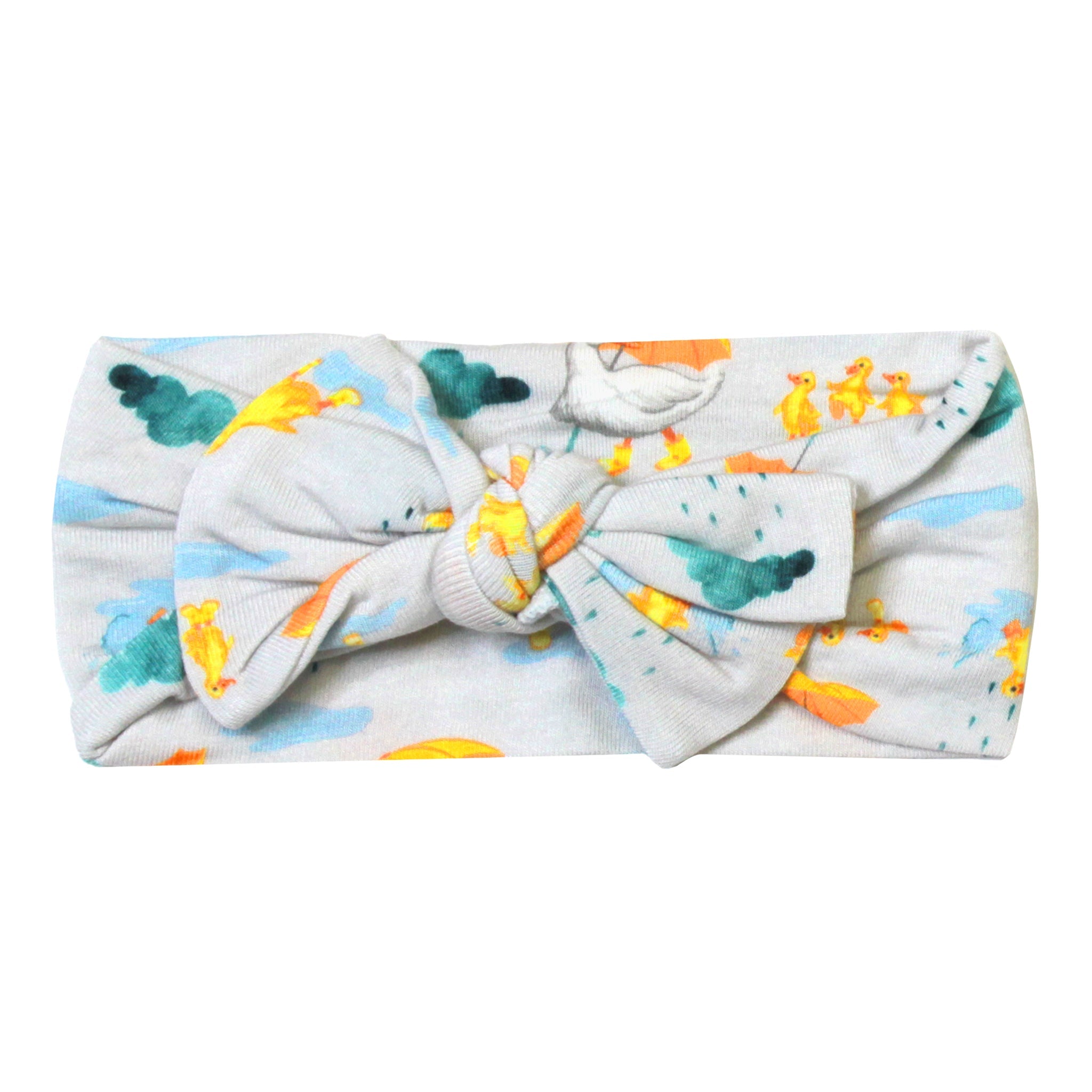 Playing in the Rain Duckies Hair Bow