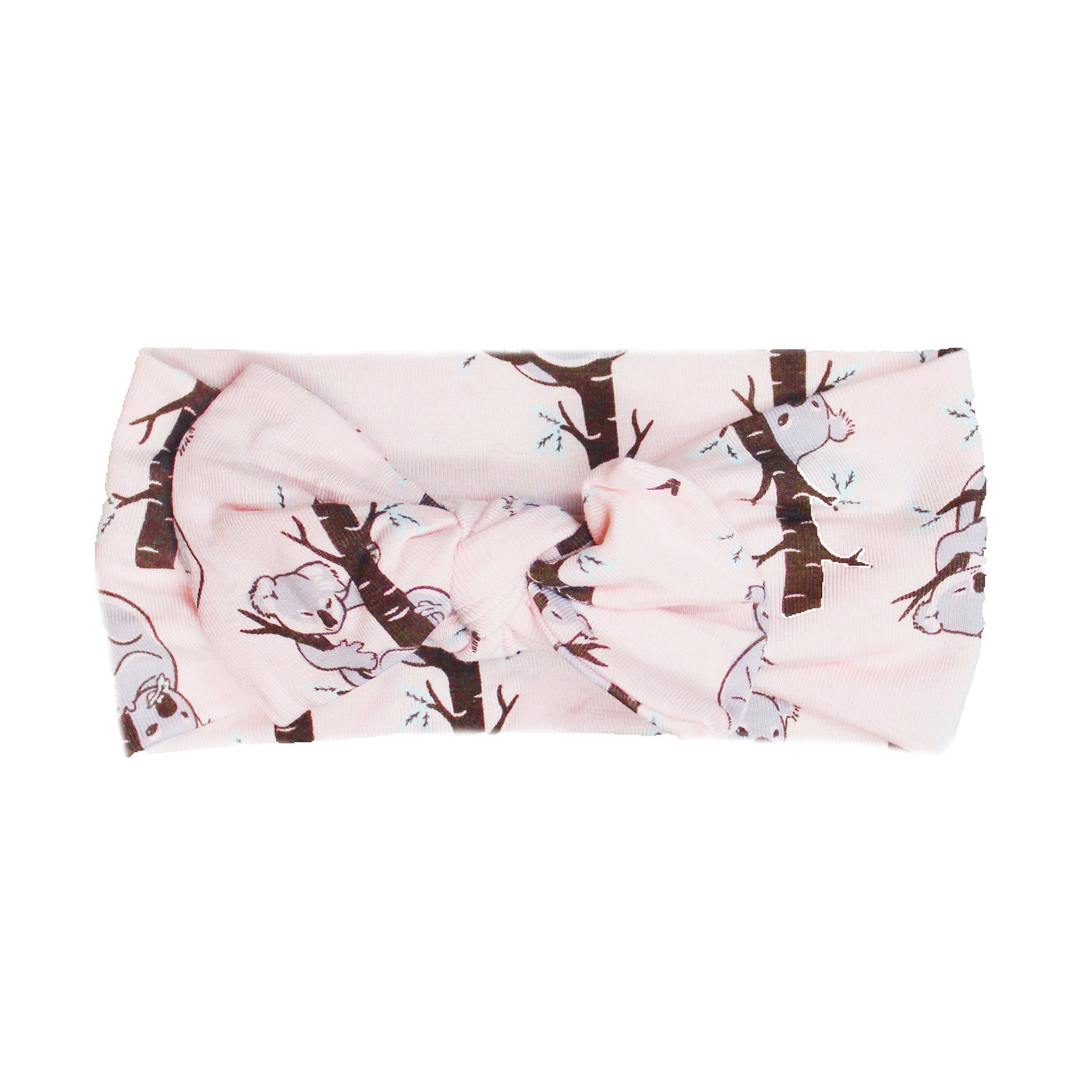 Powder Pink Koalas Hair Bow
