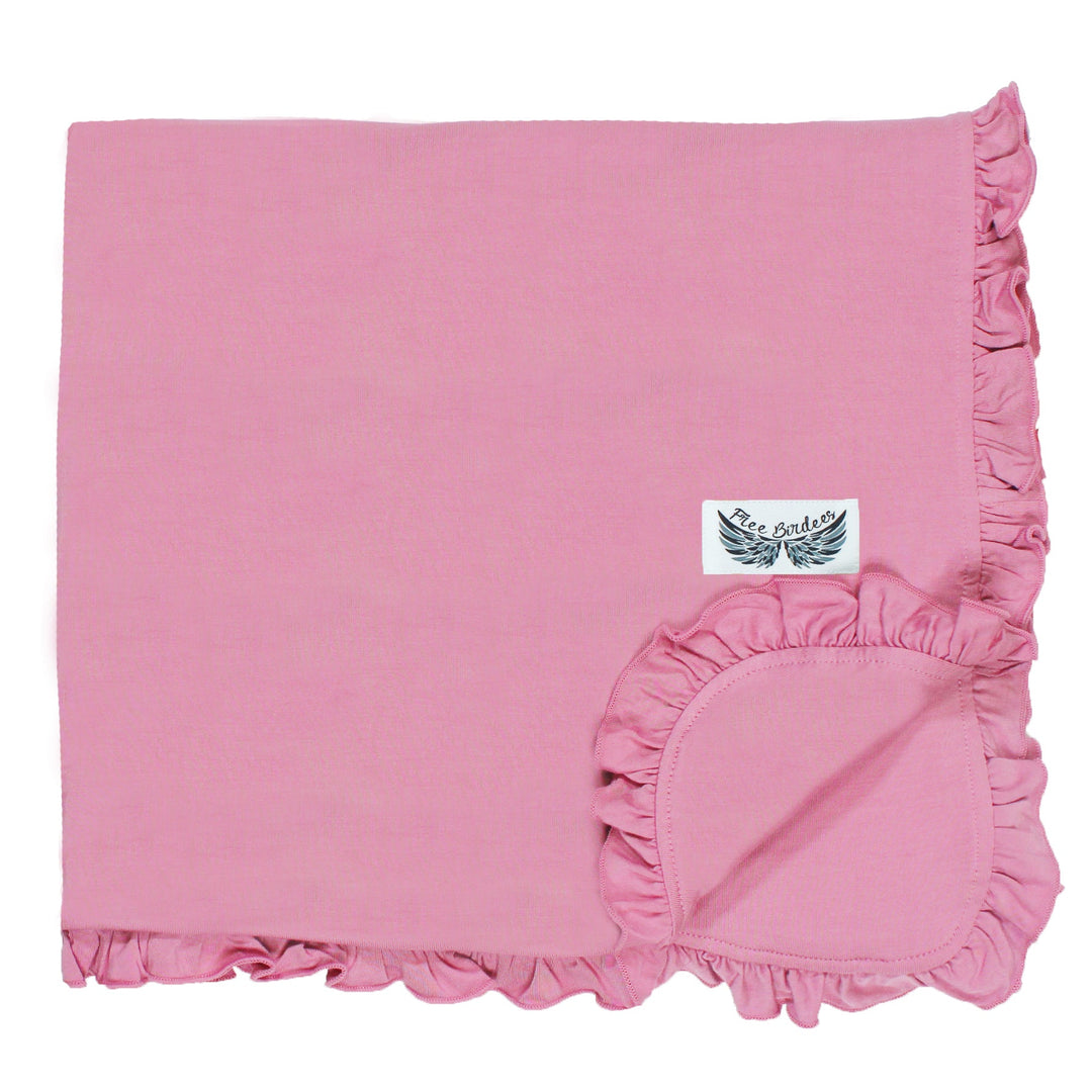Rosewood Ruffle Toddler Blanket