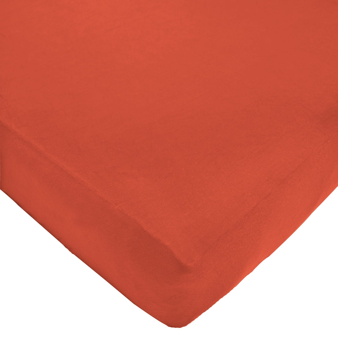 Rust Twin Fitted Sheet