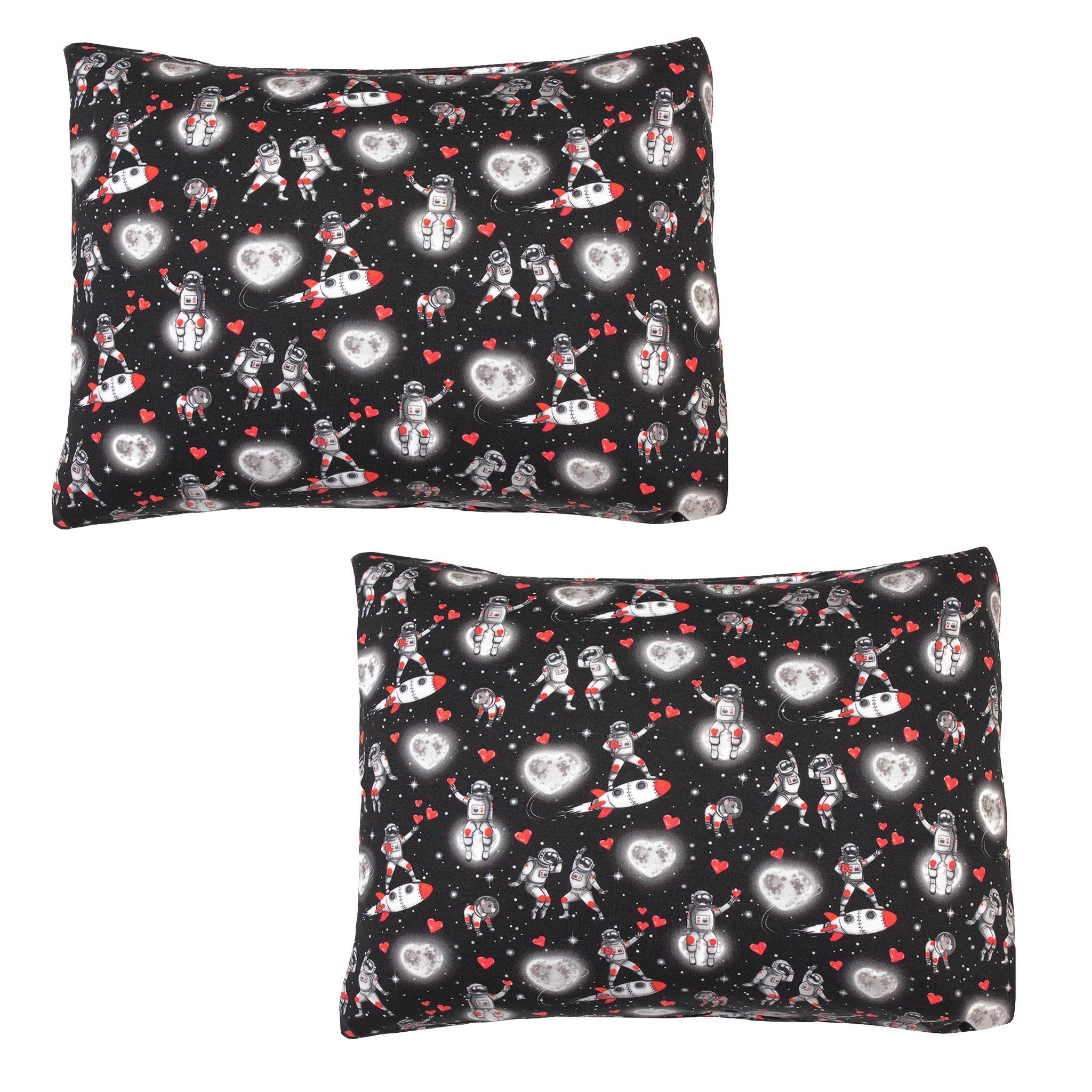 Space Hearts 2-Pack Pillow Case