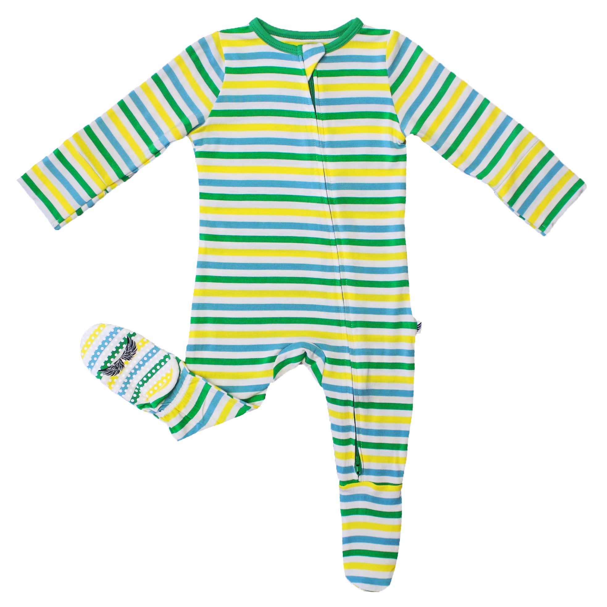 Tractors Stripe Footie (NB-3T)