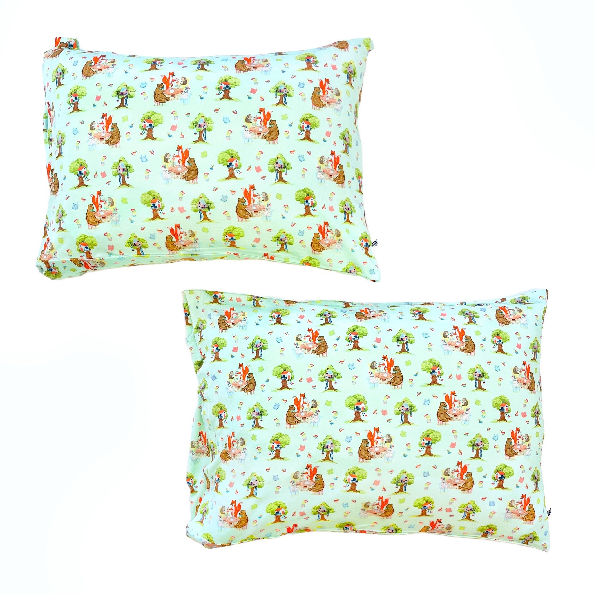 Tree House Tea Party The Softest Pillow Case Free Birdees