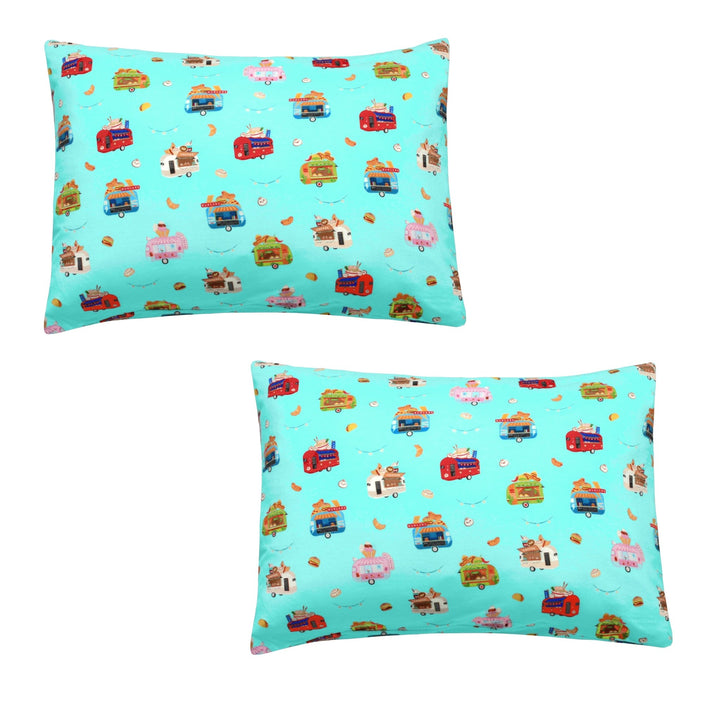 Airstream Food Trucks 2-Pack Toddler Pillow Case - Free Birdees