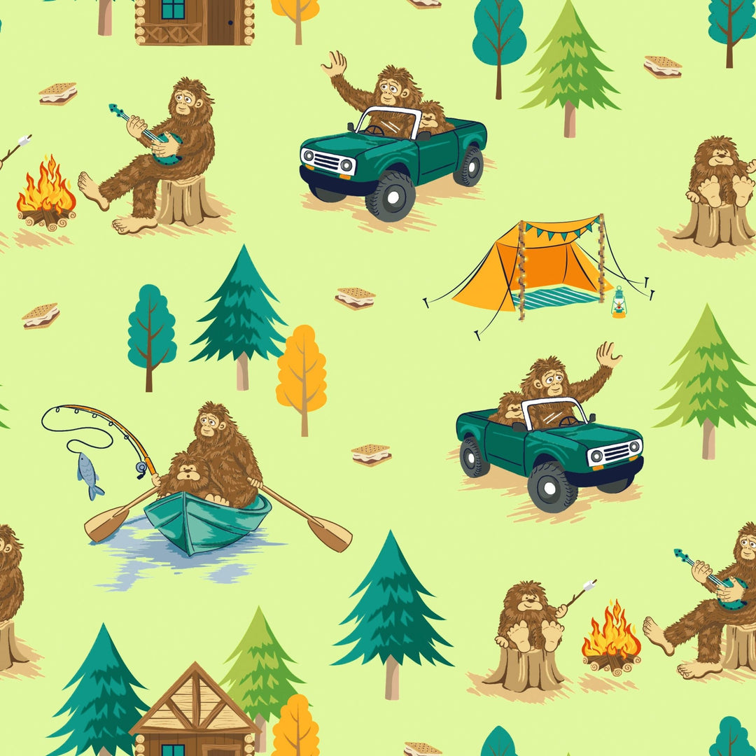 Bigfoot Camping Expedition Men's Boxer Briefs - Free Birdees