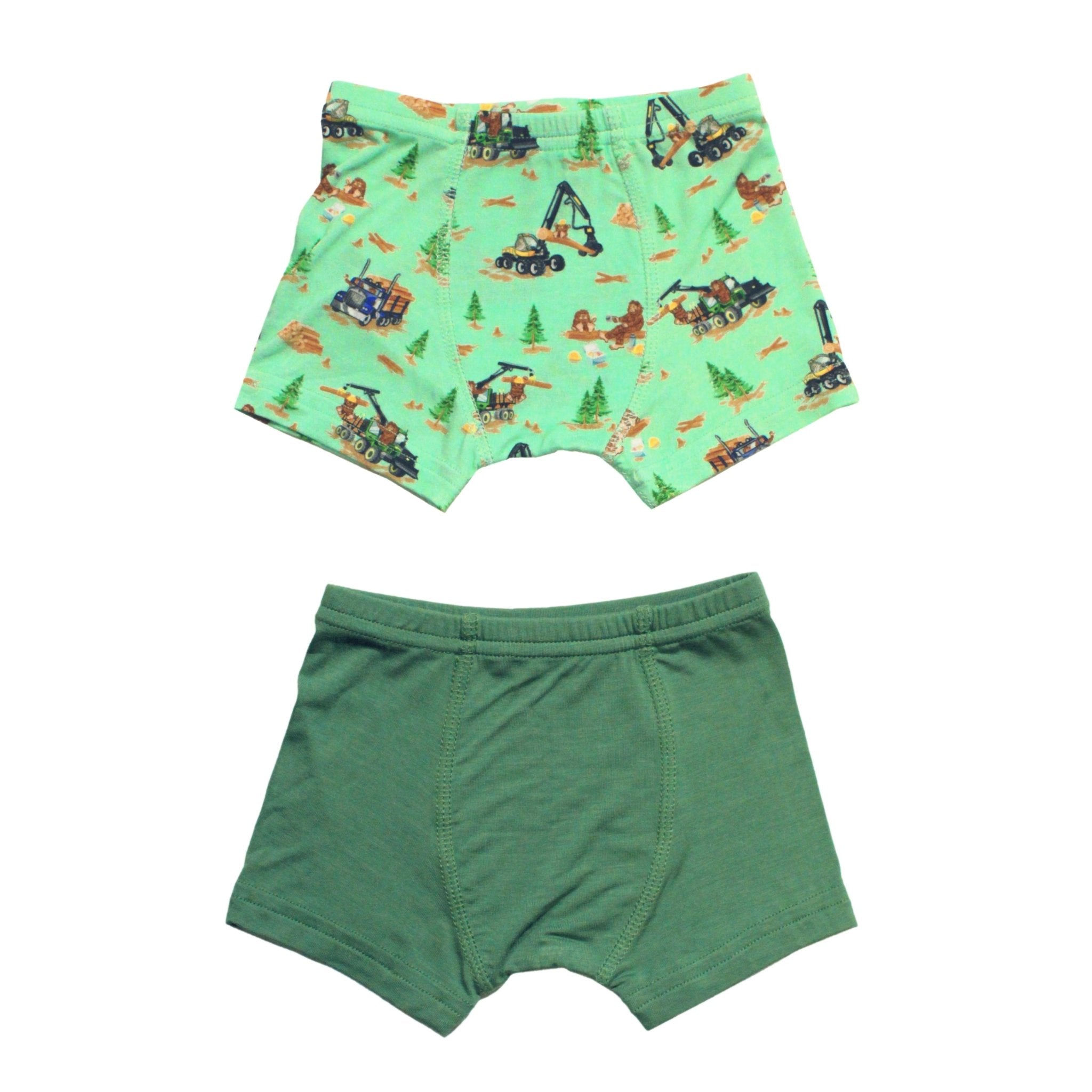 Bigfoot Logging Adventure Boys Boxer Set of 2 – Free Birdees