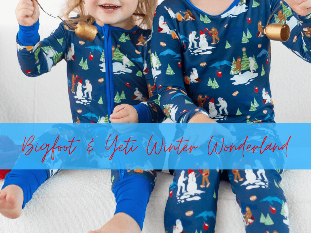 Bigfoot & Yeti Winter Wonderland Convertible Footie (NB - 3T) - Free Birdees