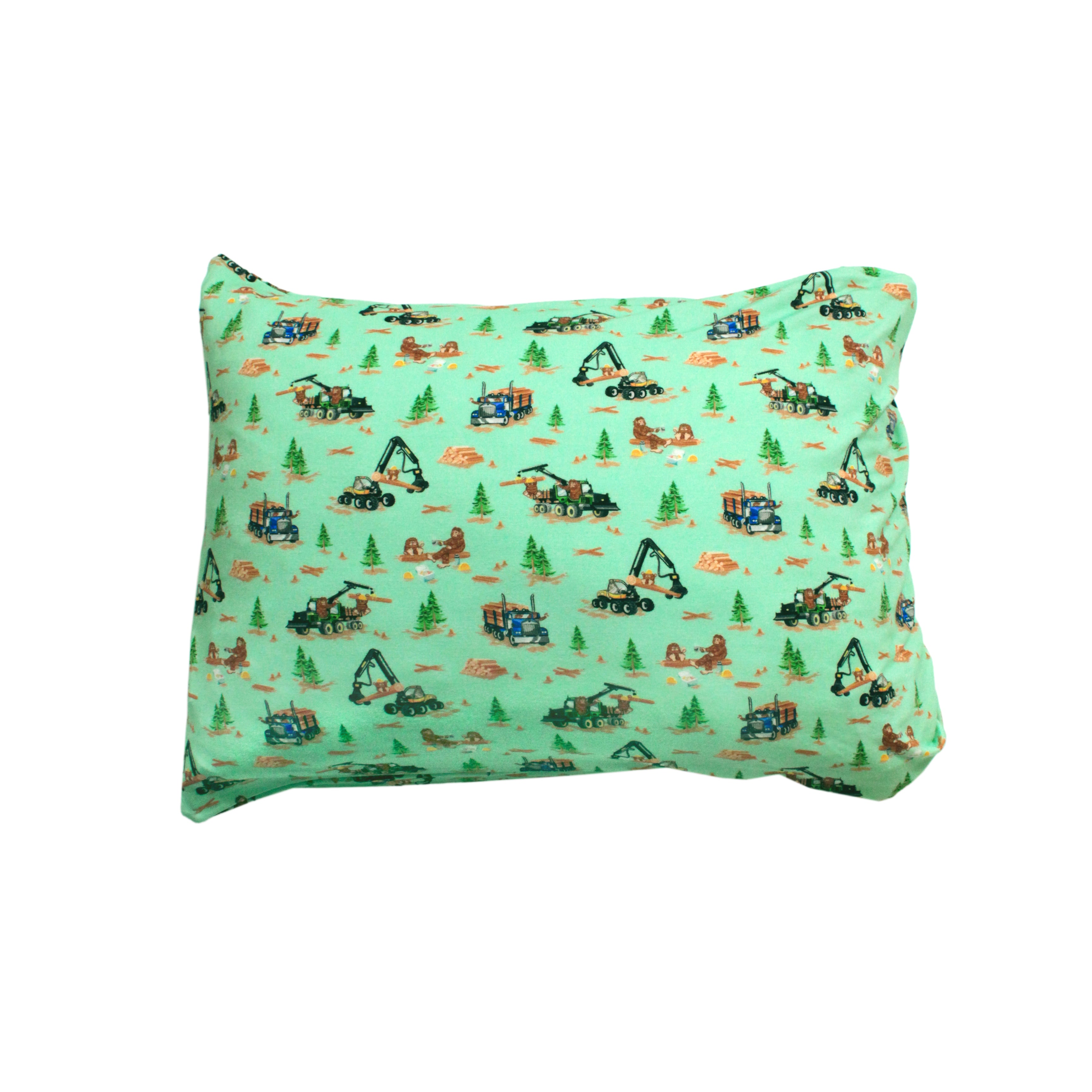 Bigfoot Logging Adventure The Softest Pillow Case Free Birdees