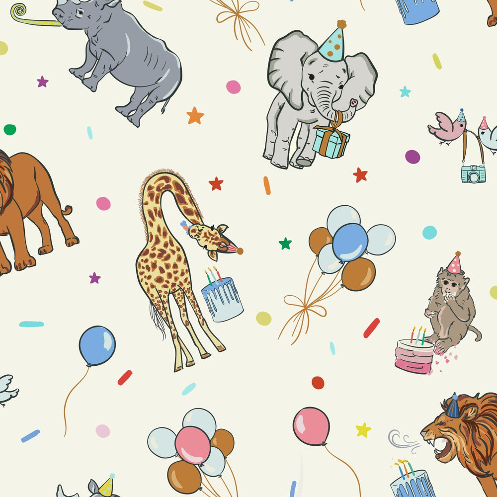 Birthday Party Animals Take the Cake 2 - Pack Toddler Pillow Case - Free Birdees