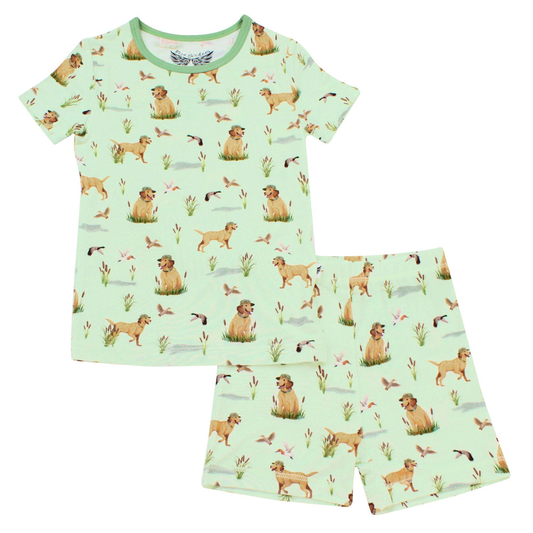 Duck Duck Dog Short Sleeve and Shorts Pajama Set (2T - 12Y) - Free Birdees