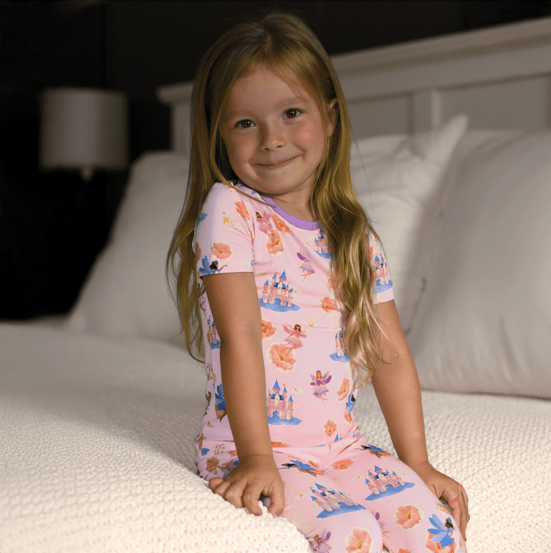 Fleur de Fairy Short Sleeve Pajama Set (2T-12Y)