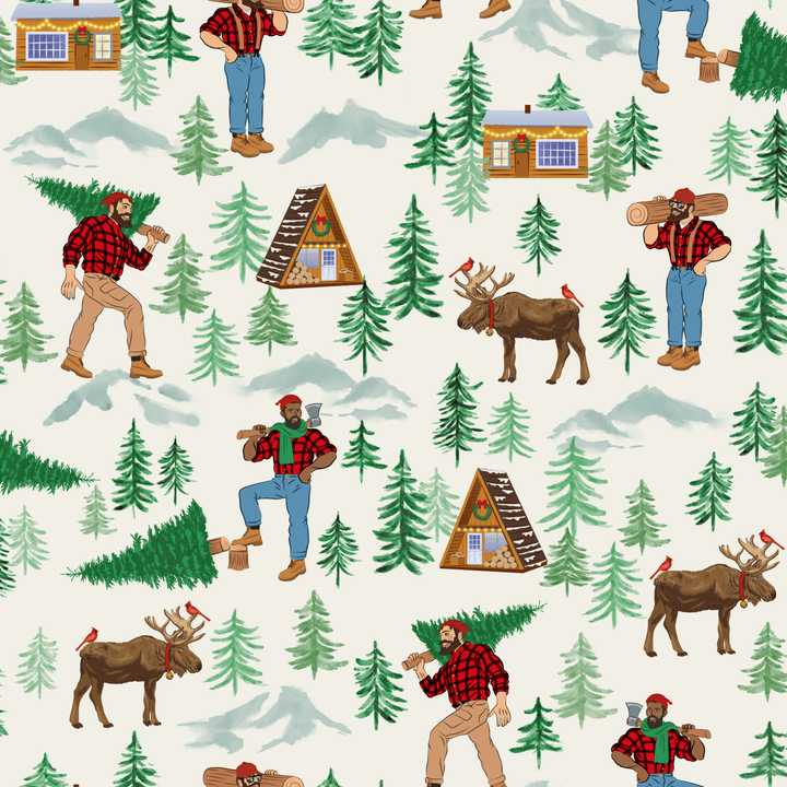 Forest Wonderland Lumberjacks Pet Bandana - Free Birdees