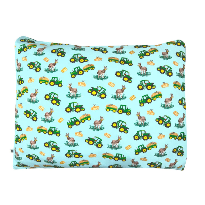 Free Birdees Green Tractors 2 - Pack Toddler Pillow Case - Free Birdees