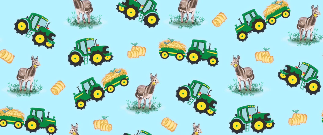 Free Birdees Green Tractors Boys Boxer Set of 2 - Free Birdees