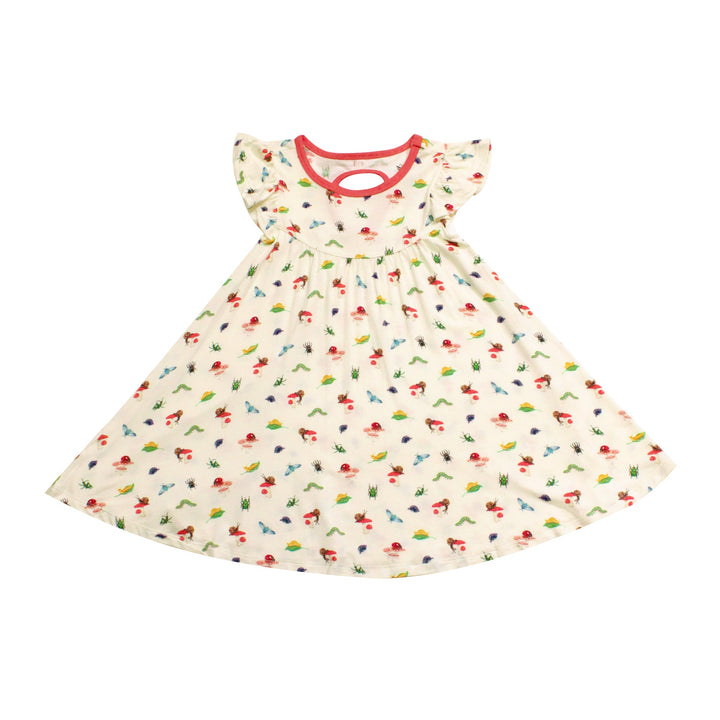 It’s a Bug’s Life Twirling Dress (2T - 6Y) - Free Birdees