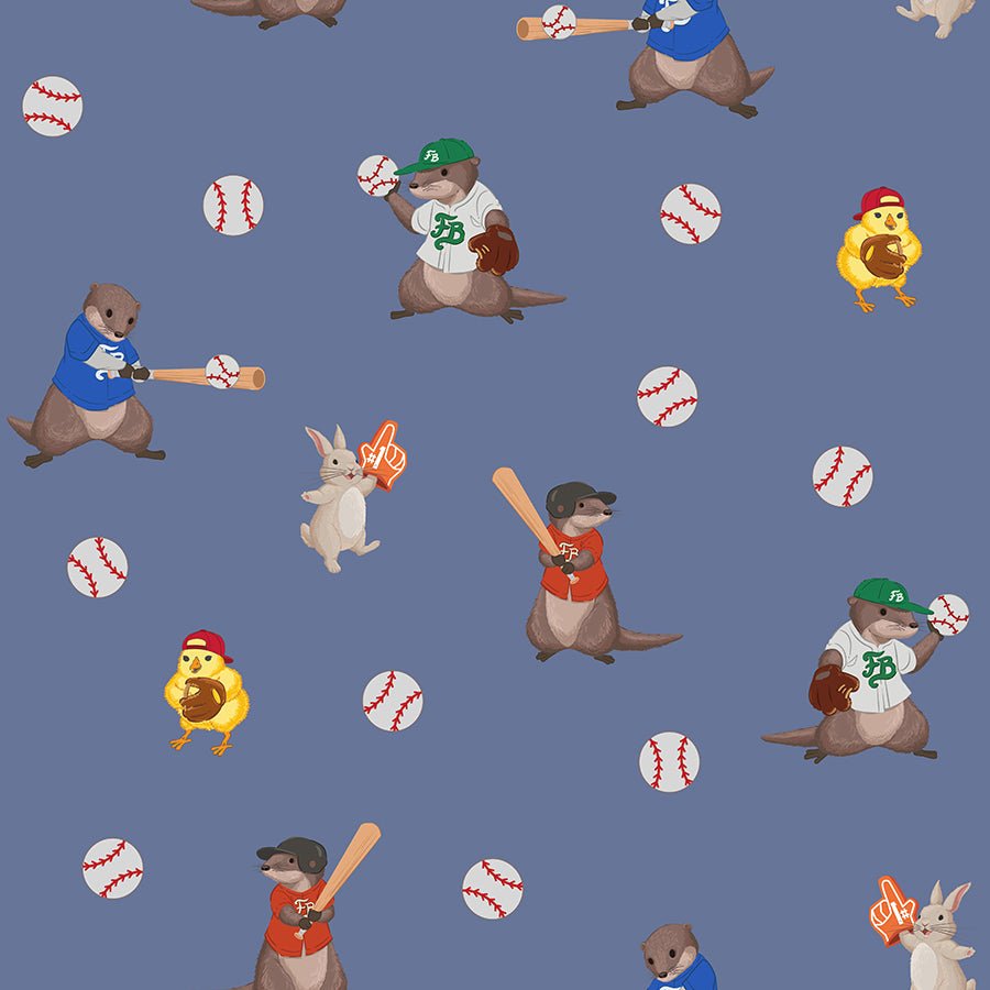 Otter the Ballpark 2 - Pack Standard Pillow Case - Free Birdees