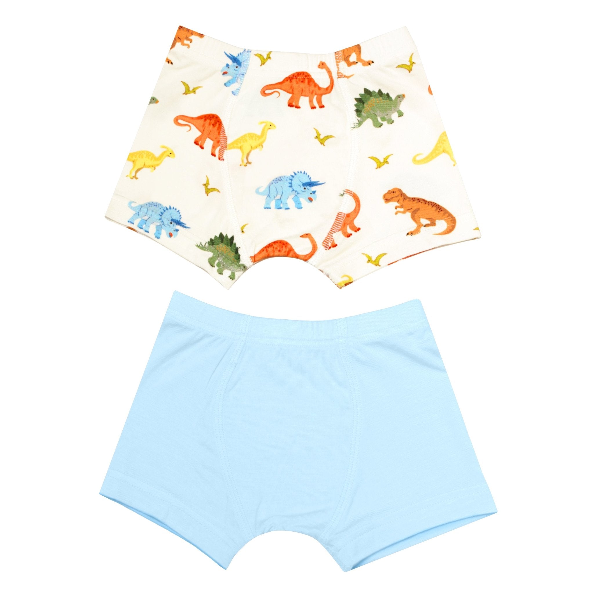 Powder Blue Jurassic Crew Boys Boxer Set of 2 – Free Birdees