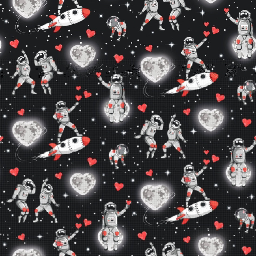 Space Hearts 2 - Pack Toddler Pillow Case - Free Birdees