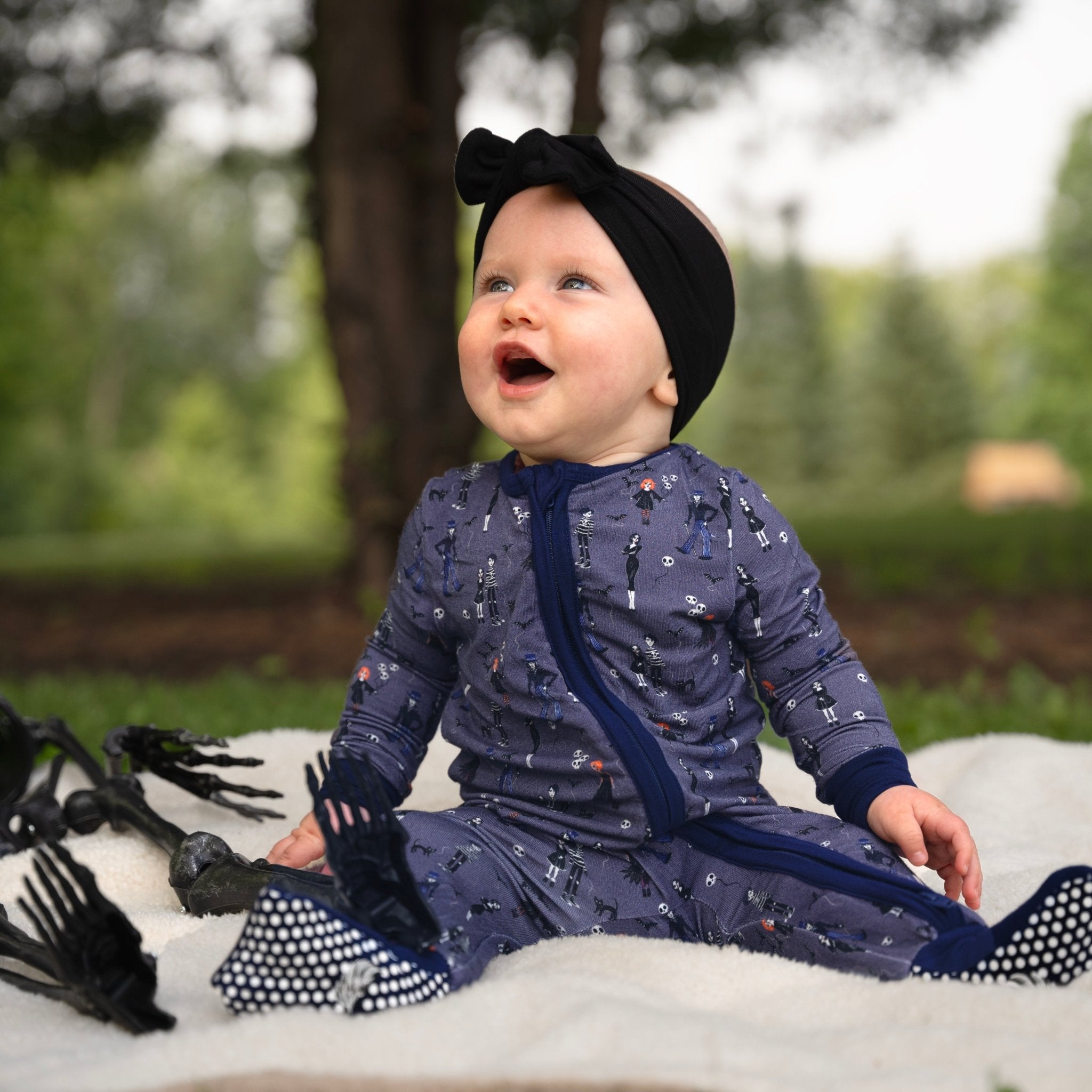 The Boo Crew Spooktacular Convertible Footie (NB-3T)