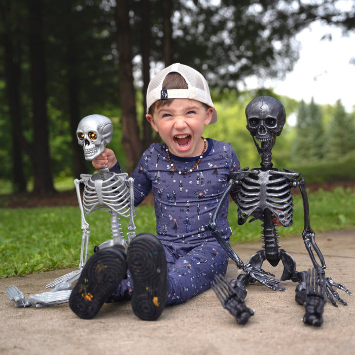 The Boo Crew Spooktacular Long Sleeve Pajama Set (2T - 12Y) - Free Birdees