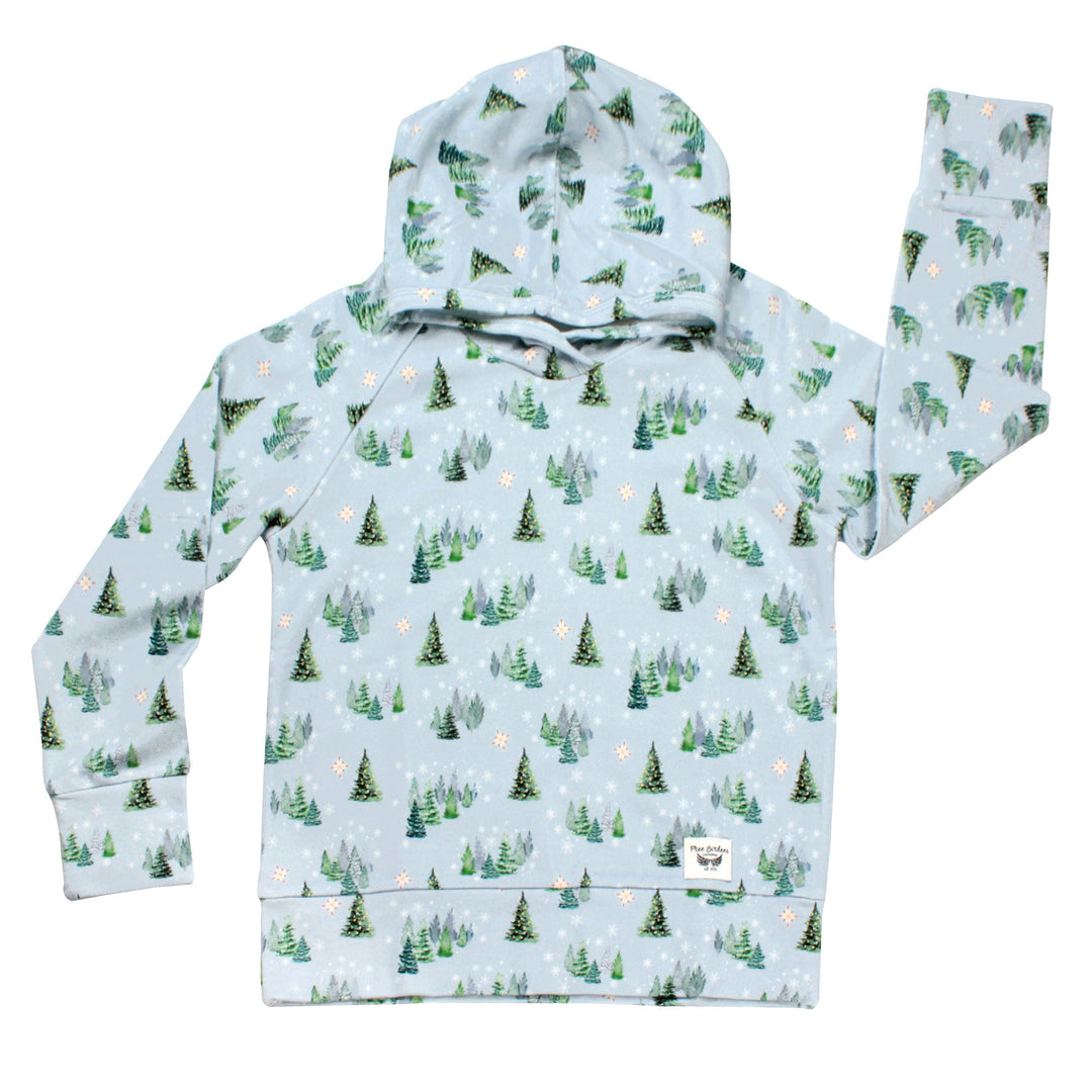 Twinkling Dream of Trees & Lights Hoodie Sweatshirt (18M - 8Y) - Free Birdees