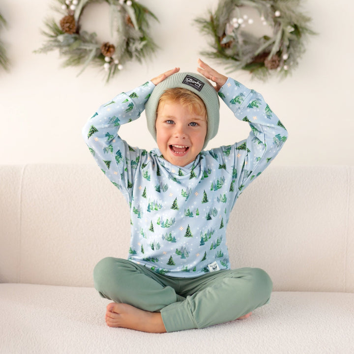 Twinkling Dream of Trees & Lights Hoodie Sweatshirt (18M - 8Y) - Free Birdees