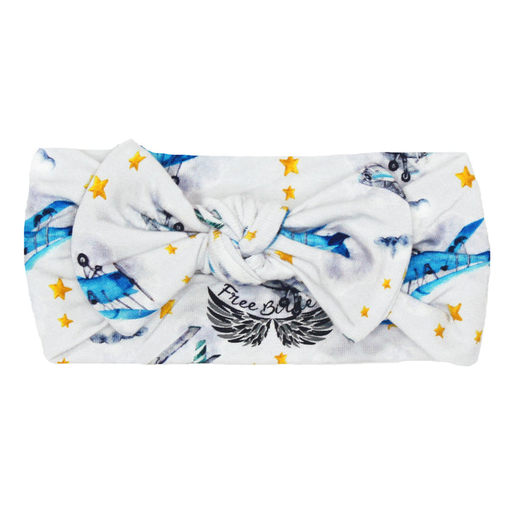 Planes Flying on Cloud 9 Flying on Cloud 9 Hair Bow
