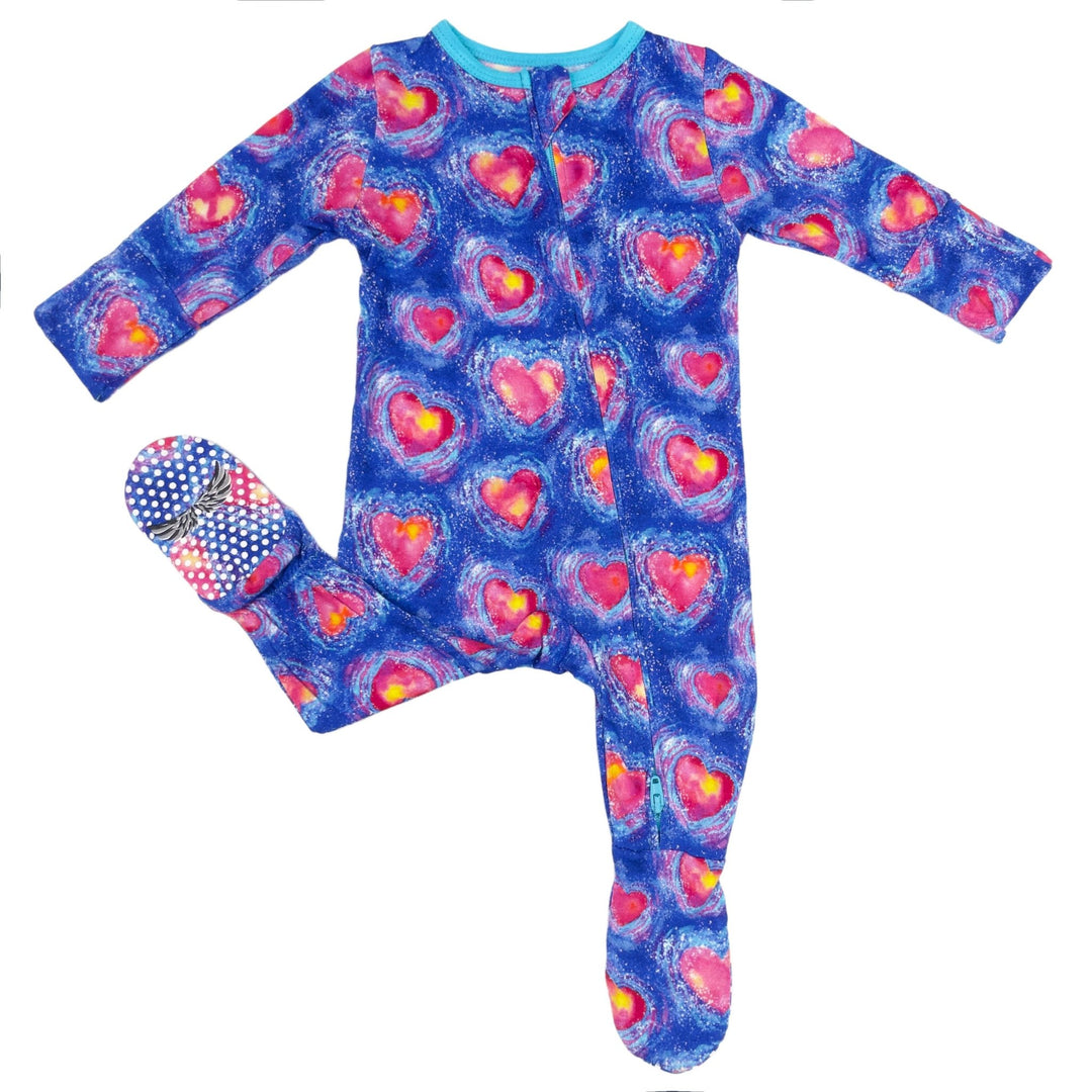 A Thousand Hearts Footie (2T-3T)