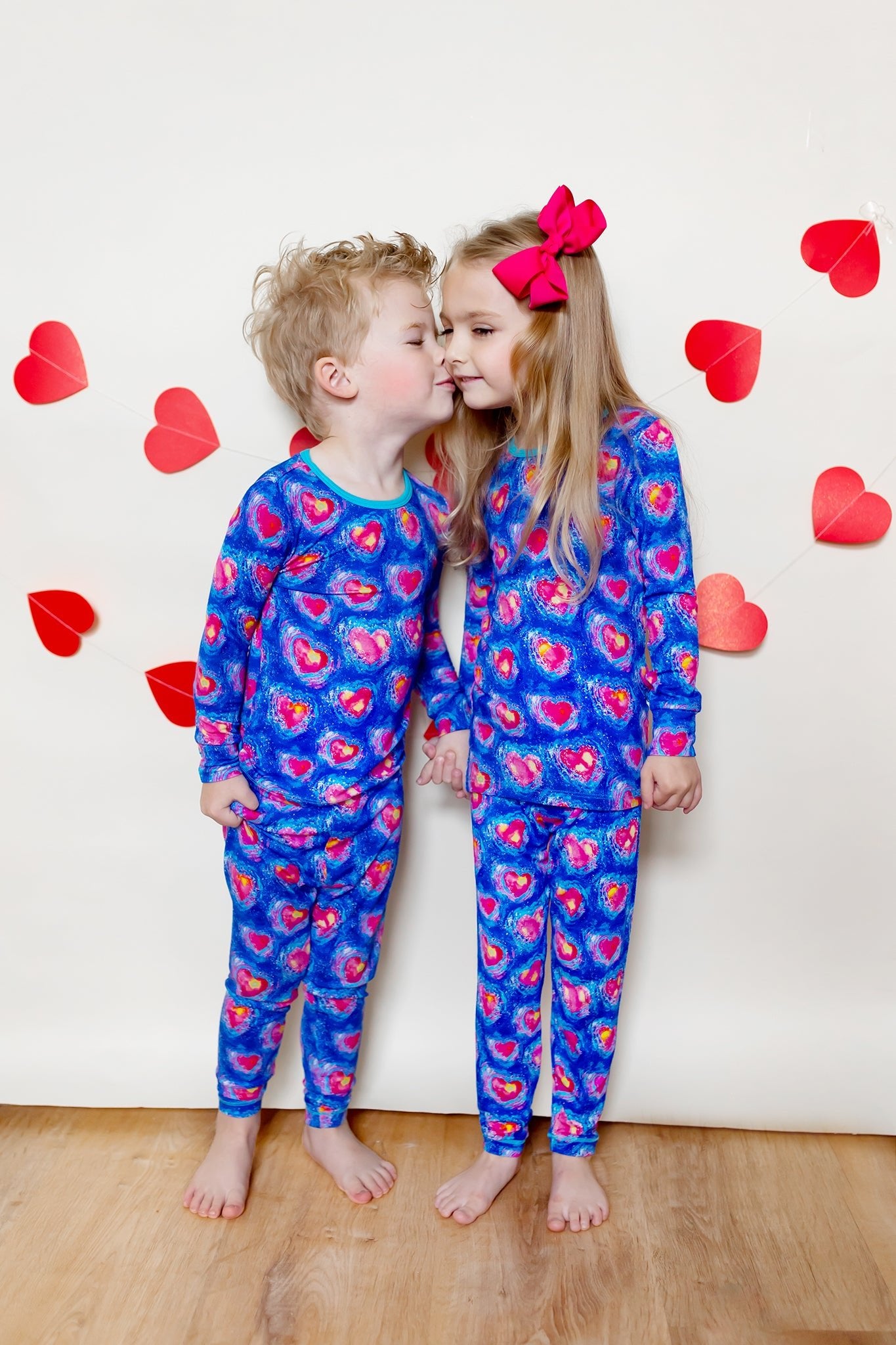 A Thousand Hearts Long Sleeve Pajama Set (0-24m) - Free Birdees