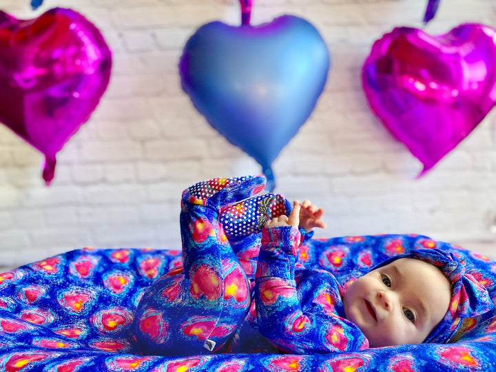 A Thousand Hearts Swaddling Blanket