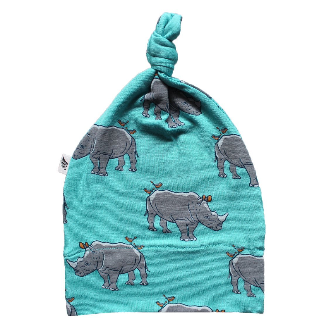 Blue Lagoon Rhinos Knotted Hat (0-3M) (DEFECT)