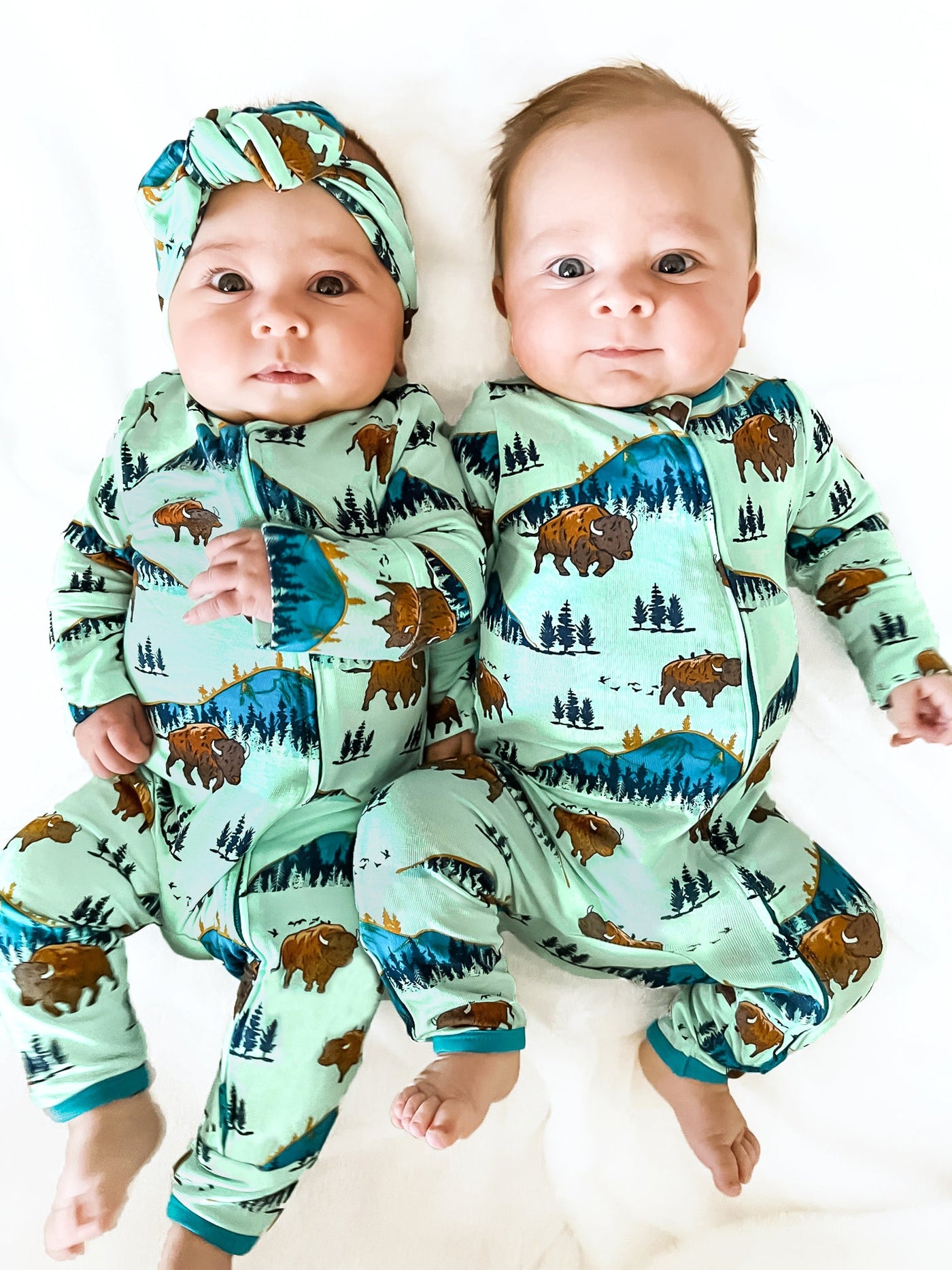 Born to be Wild Bisons Coverall (0-24m) - Free Birdees