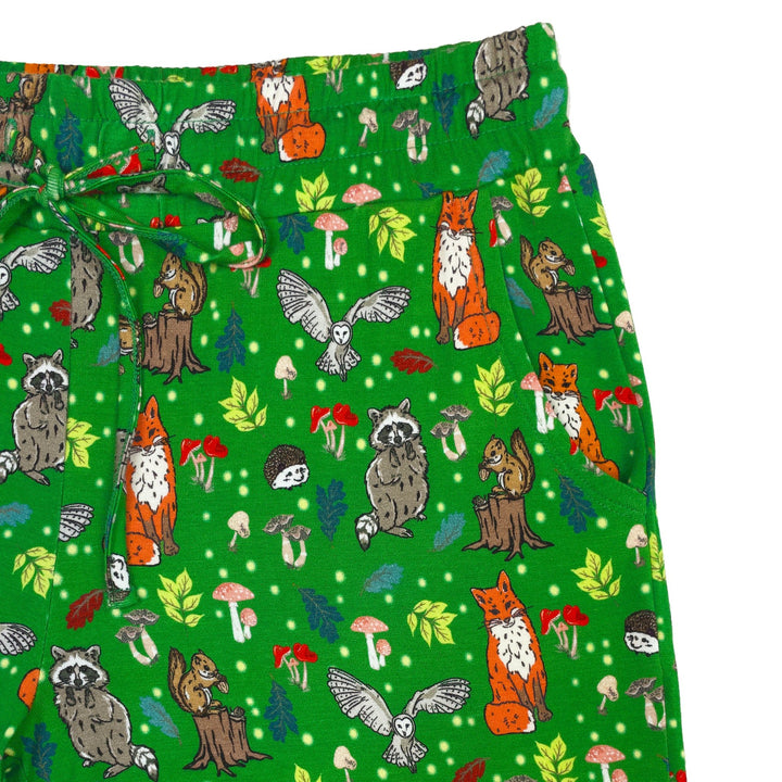 Enchanted Forest Woodland Animals Women's Jogger Style PJ Pants (Top is Not Included)