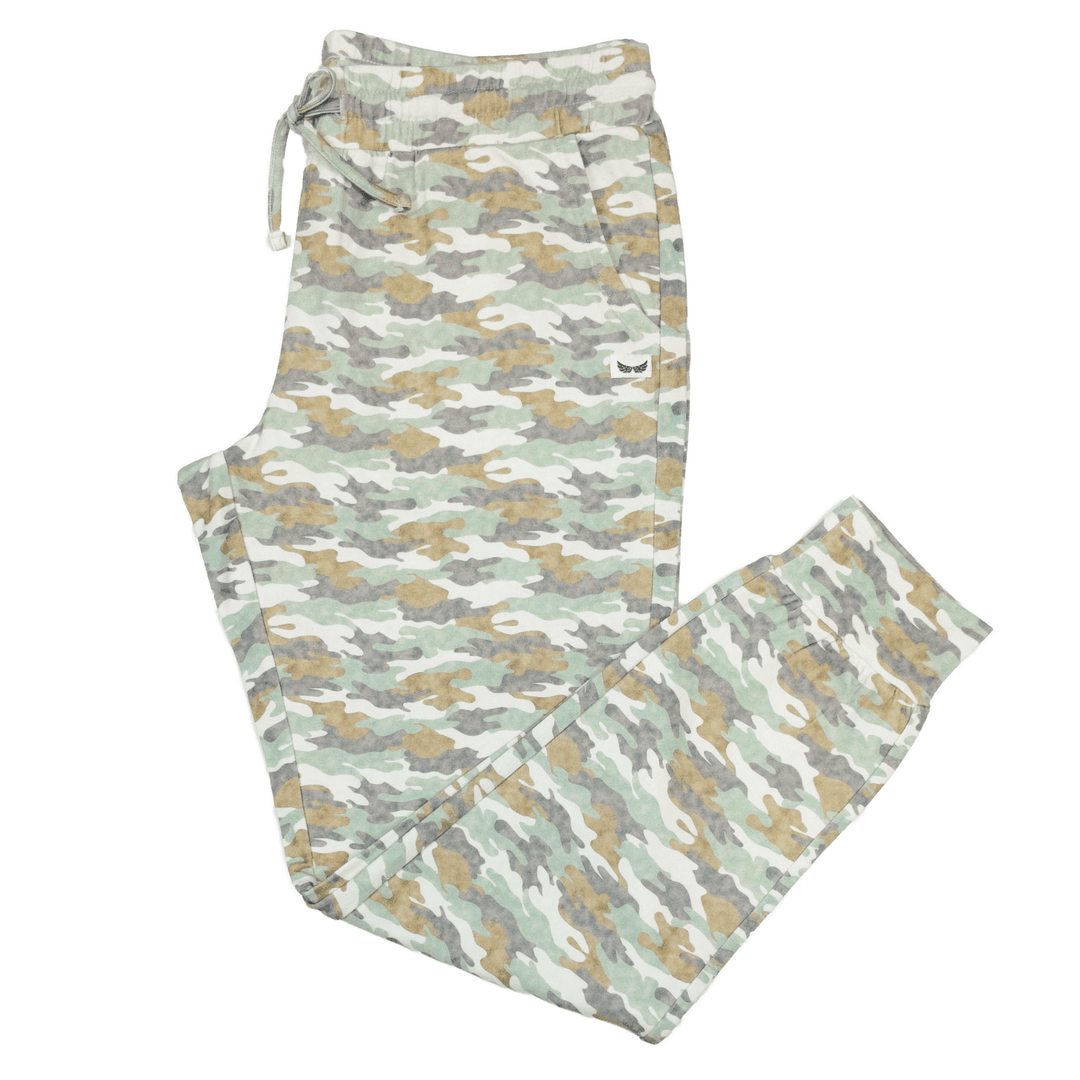 Womens grey 2025 camo joggers