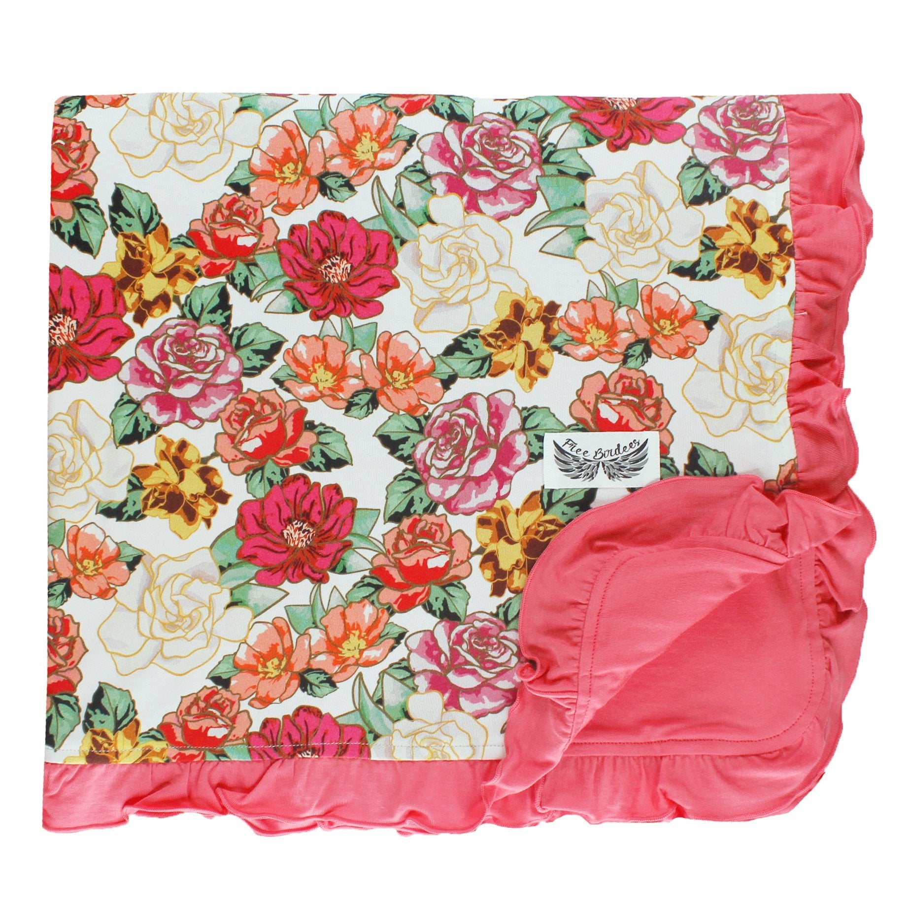 Fall In Love Double-Layered Ruffle Throw Blanket – Free Birdees