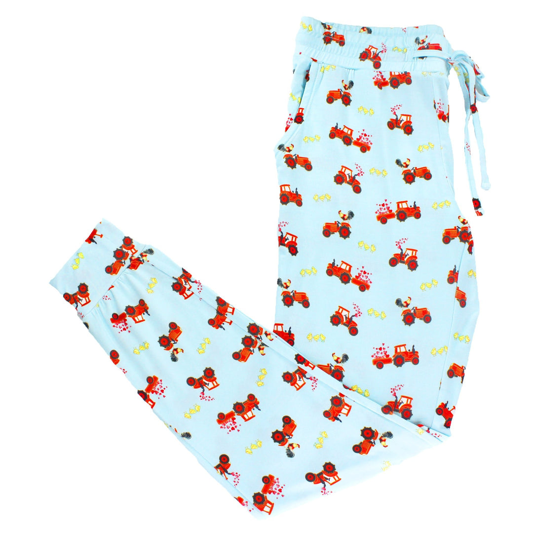 Farm Friends with Red Tractors Women's Jogger Style PJ Pants – Free Birdees