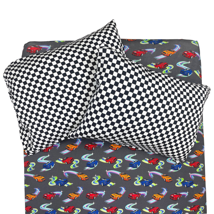 Finish Line Checkers 2-Pack Toddler Pillow Case