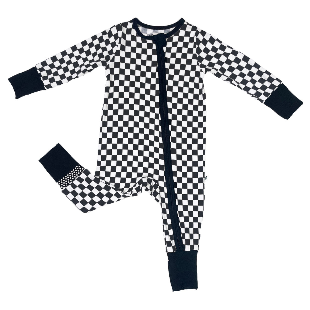 Finish Line Checkers Convertible Footie (2T-3T)