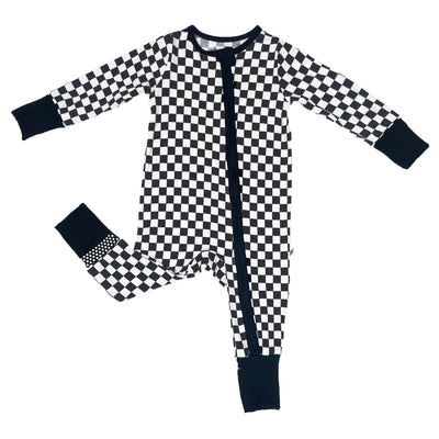 Finish Line Checkers Convertible Footie (2T-3T) - Free Birdees