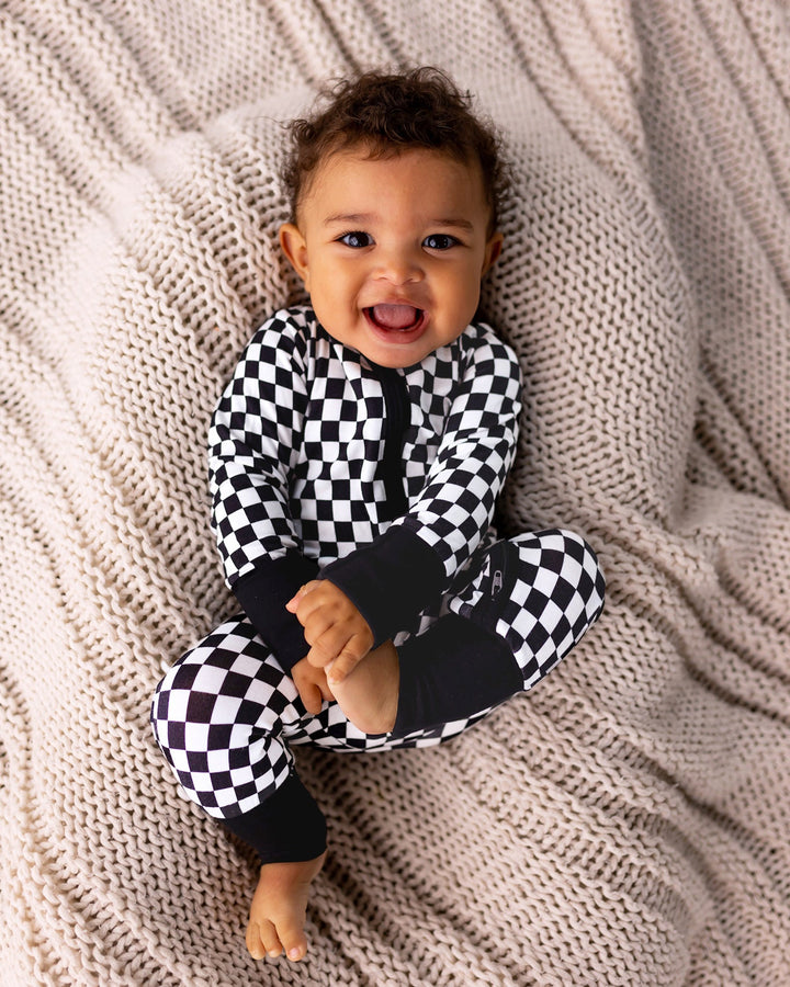 Finish Line Checkers Convertible Footie (2T-3T)