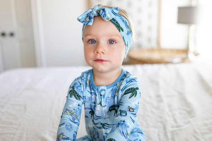 Go with the Flow Sea Turtles Footie (2T-3T)