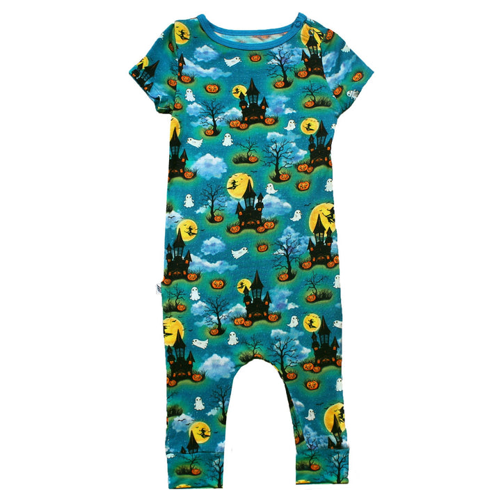 Halloween Spooktacular Romper with Side Zipper (0-24m)