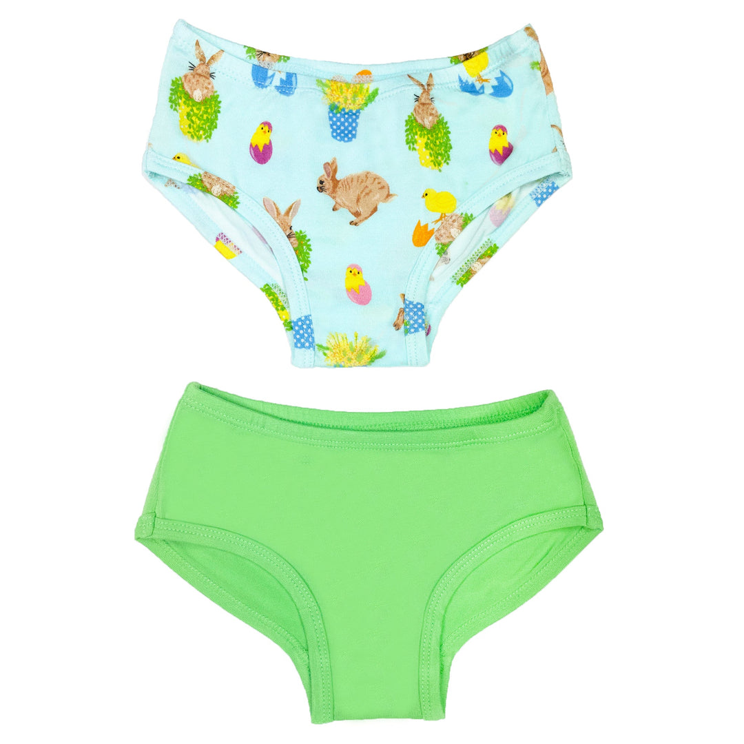 Hippity Hoppity Bunnies & Baby Chicks Girls Underwear Set of 2