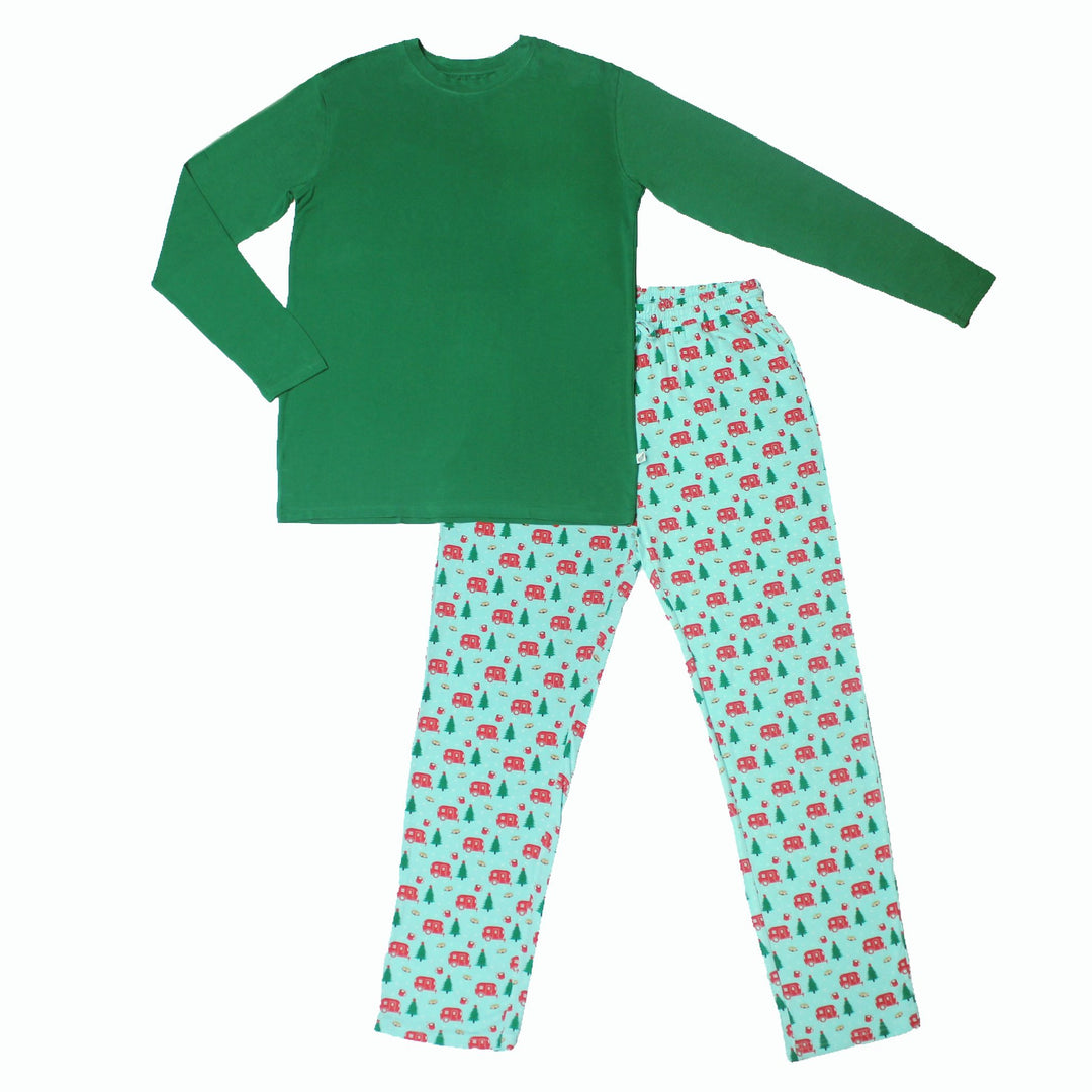 Holiday Airstream & S'mores Men's Pajama Set