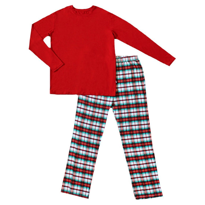 Holiday Plaid Men's Pajama Set