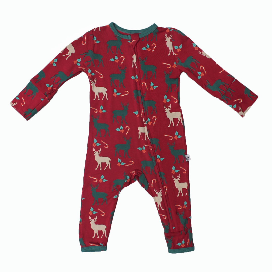 Holiday Reindeer Coverall (0-24m)